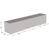 Floating Fireplace TV Stand for TVs Up To 80", Modern High Gloss 72" Entertainment Center, Wall Mounted Electric Fireplace 6