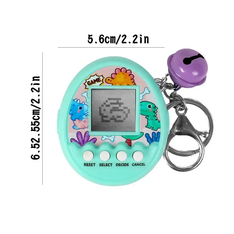 Electronic Digital Pet Game Funny Console Machine Keychain E-Pet Game Nostalgic Virtual Interactive Toys Christmas Gift 6