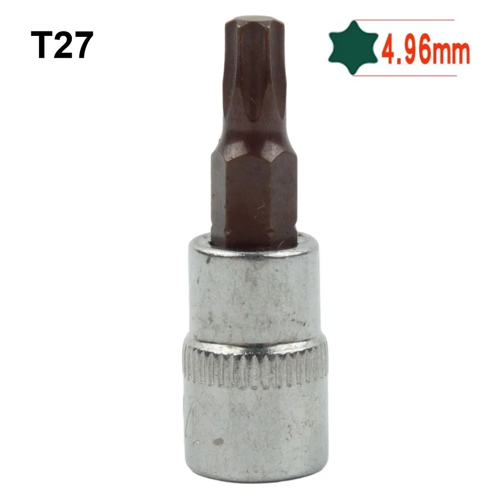 1-teiliges Antriebssteckschlüsselsatz Sechskant-Torx-Schraubendreher-Bit 1/4 Zoll Schraubenschlüssel-Steckschlüssel-Adapter T8, T10, T15, T20, T25, T27, T30, T40 – Detail 12