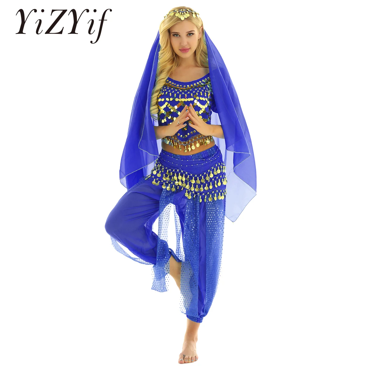 

Women Girls Belly Dance Costume Halloween Carnival Festival Arabian Princess Cosplay Costumes Egypt Indian Dance Suit