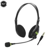 3.5mm Noise Cancelling Wired Headphones Adjustable Earphones Business Headset With Microphone For PC /Laptop/Computer 2