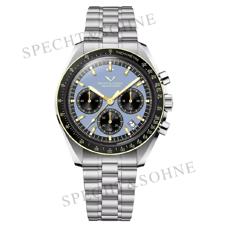 

2023 New Arrivals Hot Selling Sports Wristwatch For Men Stainless Steel Japan Vk63 Chronograph Quartz Watch Relogio Masculino