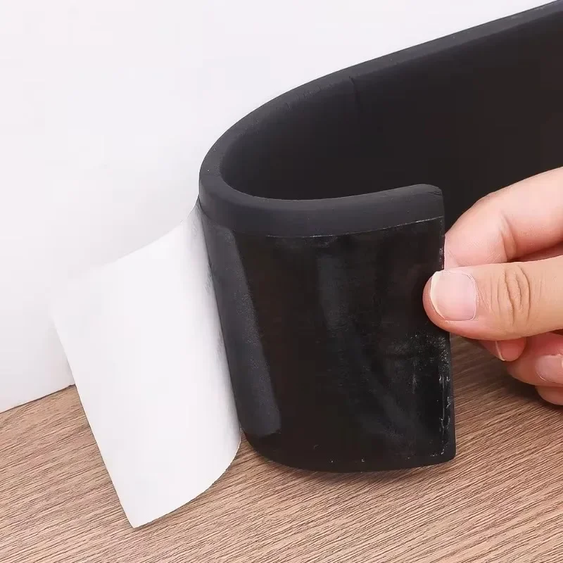 Self-Adhesive Waterproof 3D Skirting Line Wall Sticker - Thickened Anti-Collision Strip