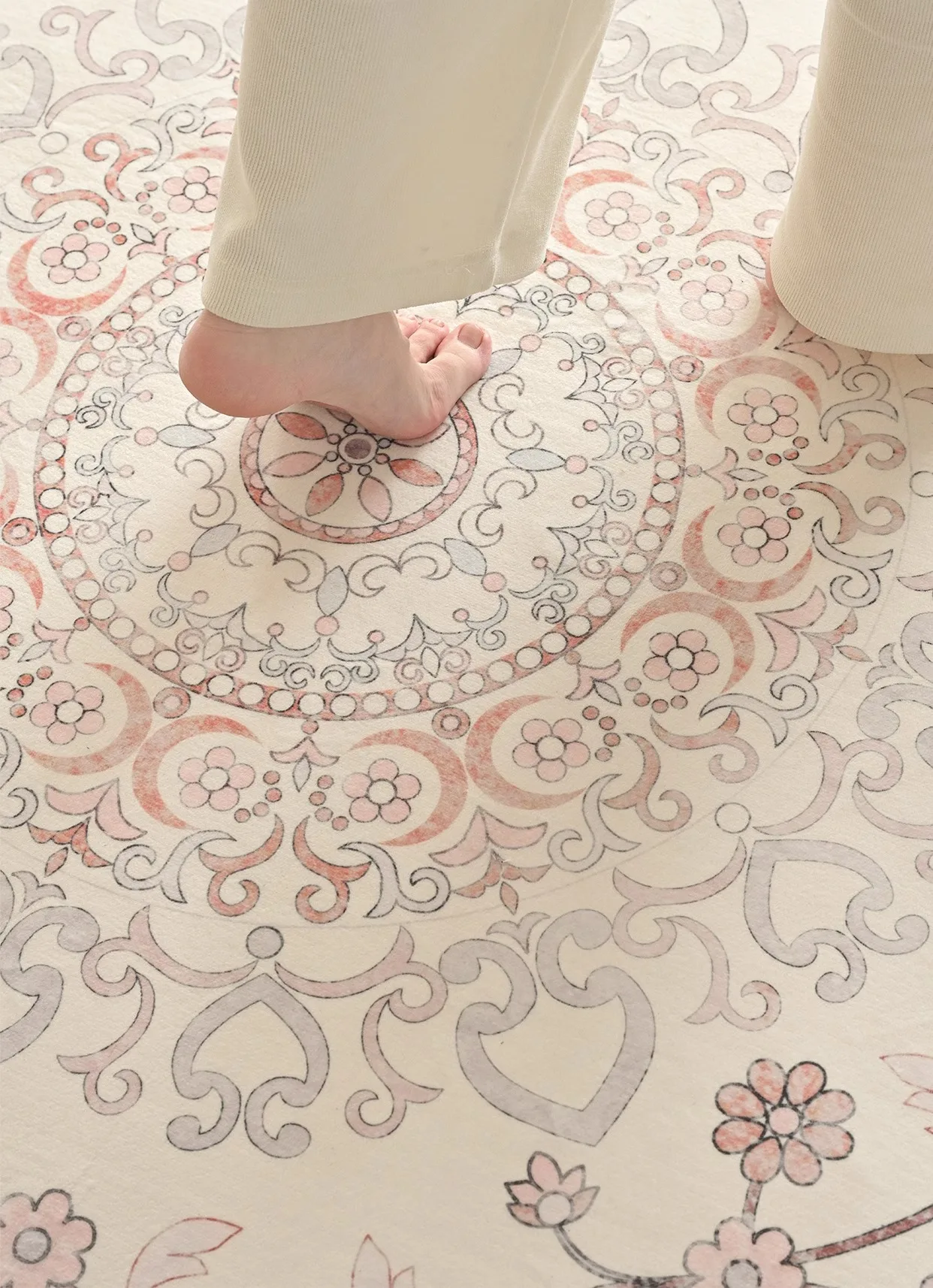 Living Room Carpet Retro French Plush Bedroom Rug Home Large Area Luxury High-end Custom Soft Coffee Table Floor Mats Tapete 양탄자