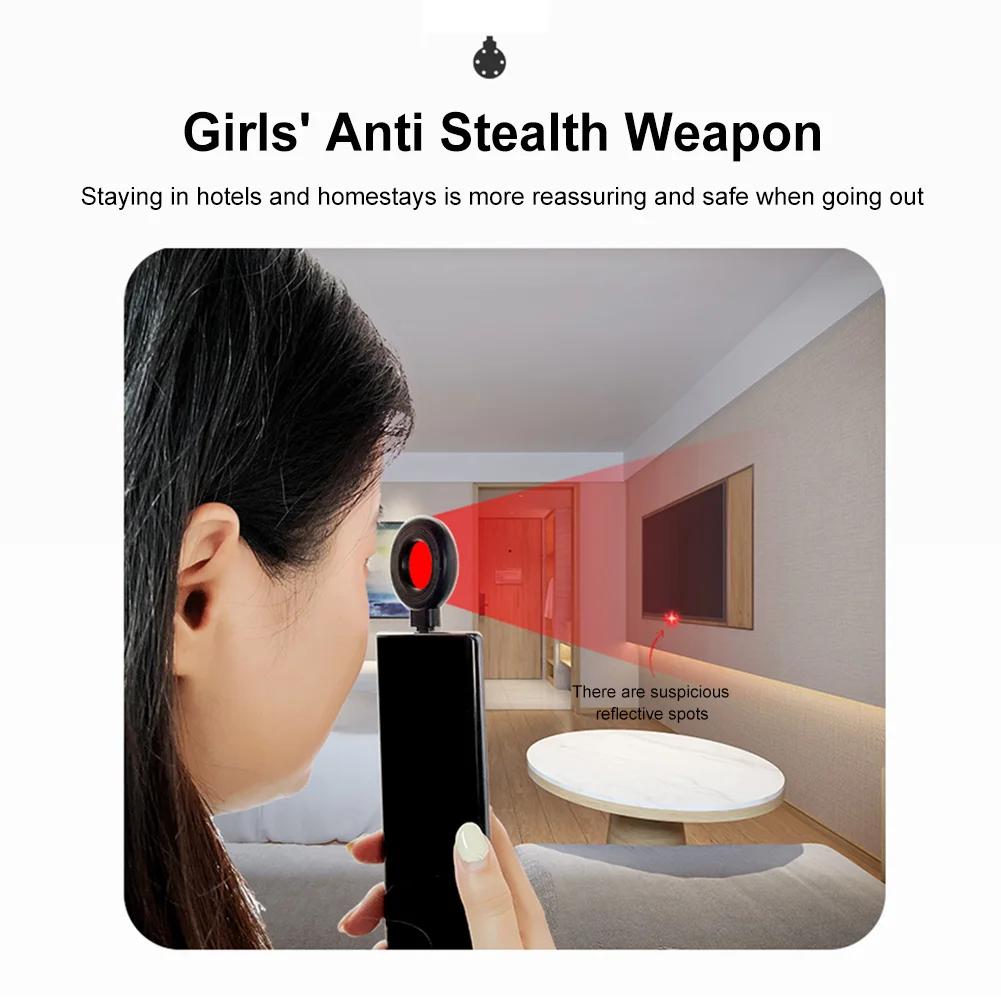 Detector Portable Mini Mobile Phone USB Alarm Hotel Infrared Anti Surveillance Anti Candid Shooting Pinhole Camera for Hotel