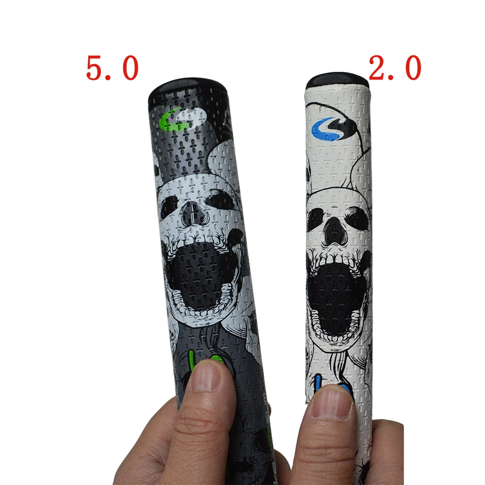 

2.0/5.0 NEW Golf Clubs Grip 2.0 Golf Putter Grip PU Golf Grip Antiskid Golf Grip 1 Piece grips skull Supplies