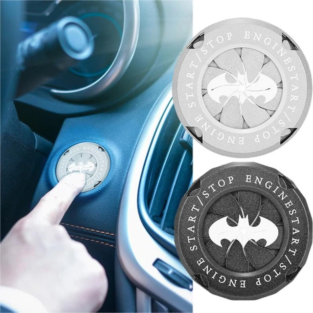 Bouton de démarrage et d'arrêt rotatif pour moteur de voiture, couvercle de  commutateur d'allumage, capuchon de Protection automobile, accessoire de  décoration, autocollant en alliage de Zinc - AliExpress