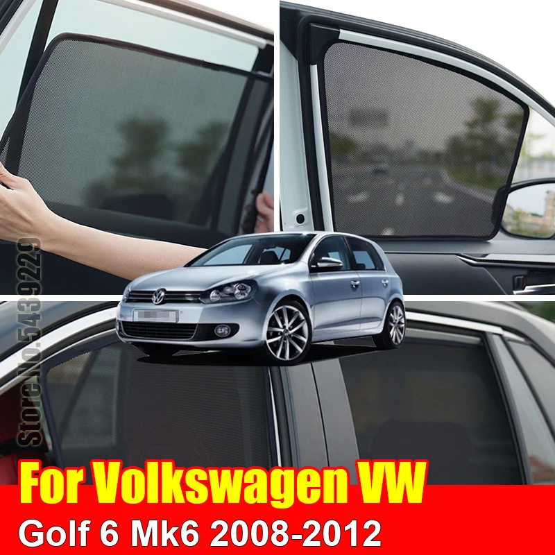 ForVolkswagenVWGolf6Mk620082012CarWindowSunShadeUV