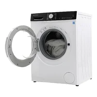 Compact Front Load Washer 2.2-Cu.Ft 15 Cycles LED Display White Space-Saving Design Easy-to-Use 2