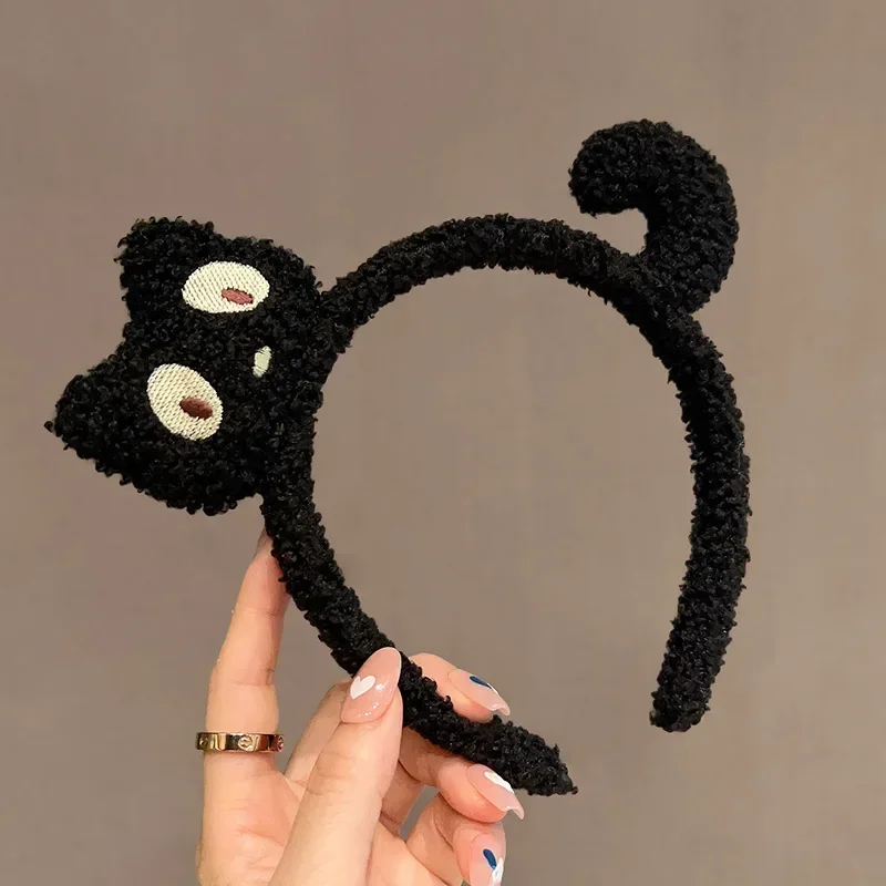 New Cute Plush Cat Hair Hoop Girls autumn and winter Hairbands