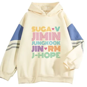 JIMIN JUNG KOOK J-HOPE JIN SUGA V RM Hoodies Sweatshirts Men/Women Fashion Kpop Hoodie JIMIN Clothes