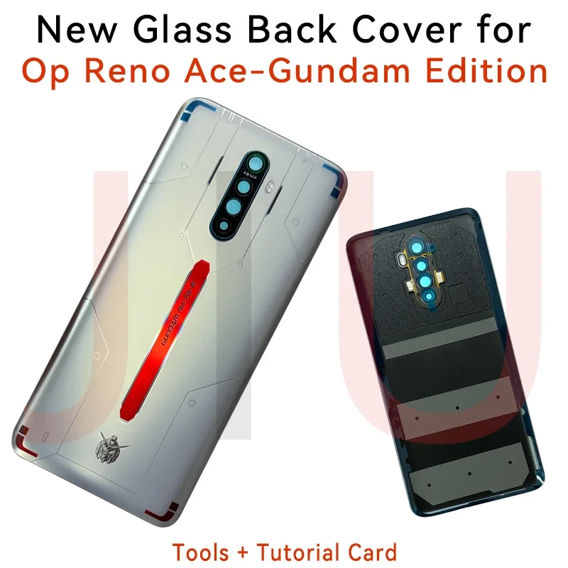 

New Glass Back Cover For Oppo Reno Ace Battery Cover Rear Glass Door Housing replace For OPPO Reno ACE Back Battery Cover