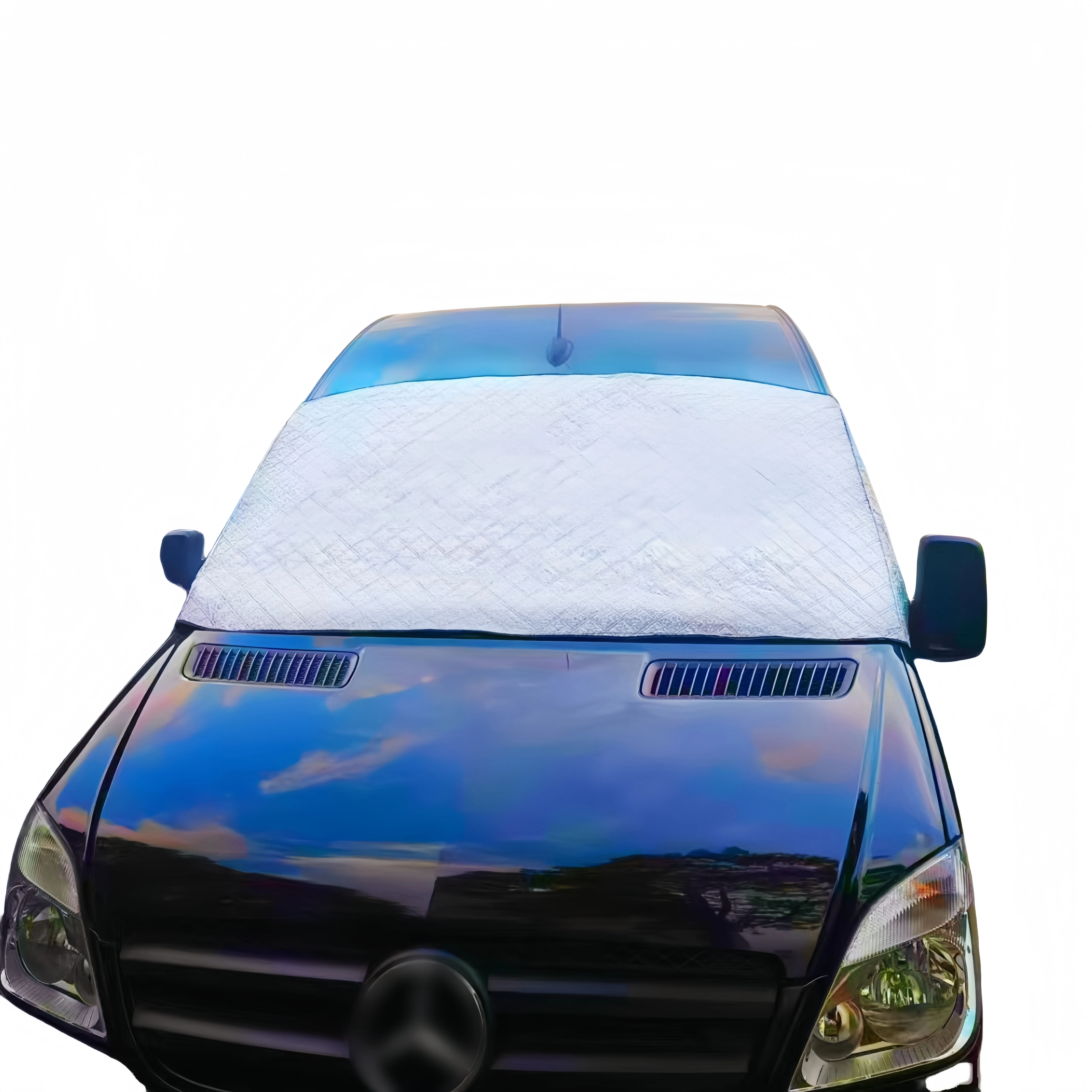 Windshield Sunshade,Car Snow Shield for Merce-des Benz Sprinter 2007-Motorhome RV Windshield Window Snow Cover for Ice and Snow Front Wind