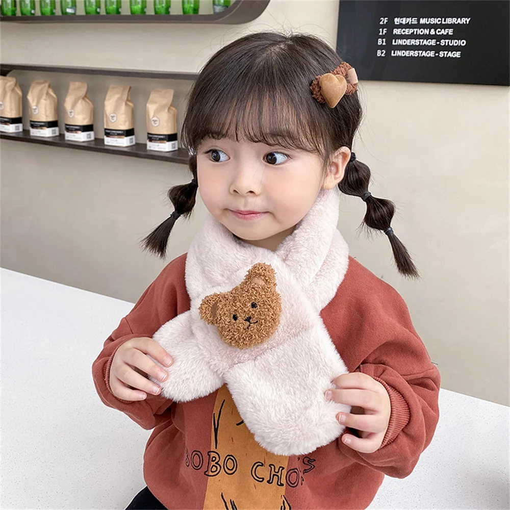 Autumn Winter Warm Kids Scarf Soft Wool Children's Knitted Newborn Bib Infant Toddler Neck Warm Fashion Baby Girl Boy Scarves