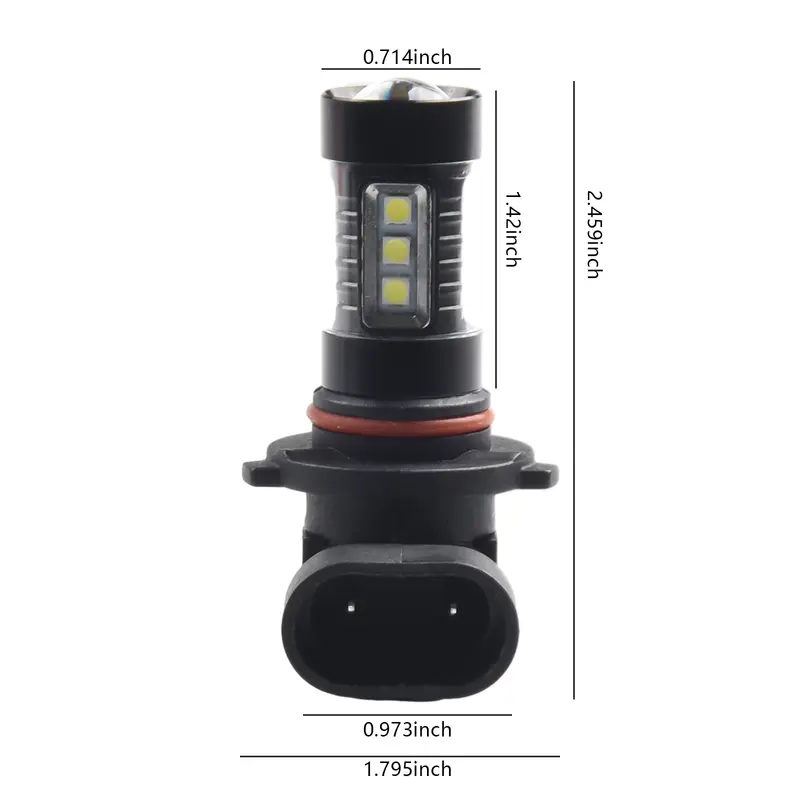 2PCS LED Fog Light Kit H10 9145 9140 Bulb Super Bright 6000K White Fog Lamp Fog Light Bulbs Car Accessories - Image 6