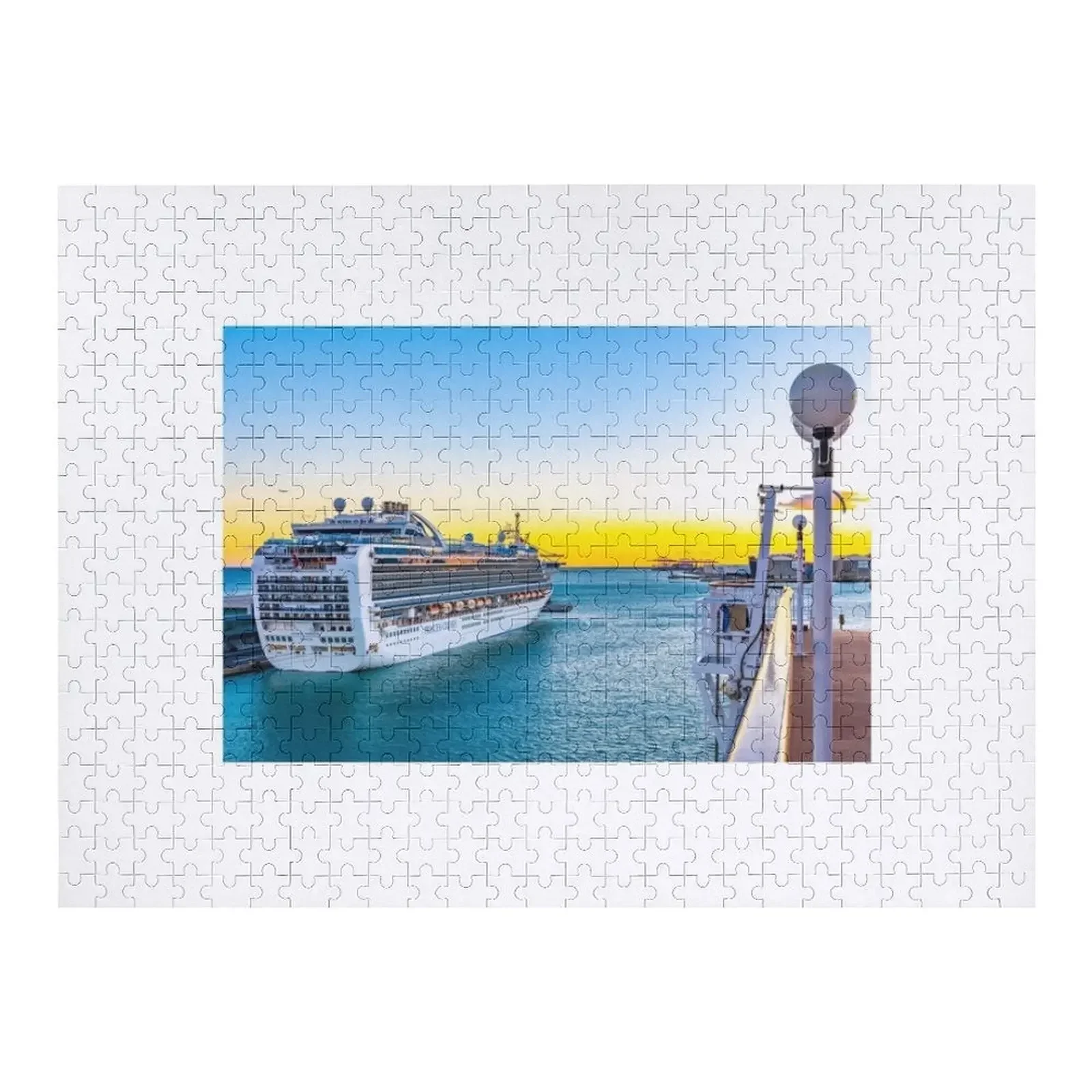 

Crown Princess Cruise Ship of Princess Cruises Cruise Line Jigsaw Puzzle Woods For Adults Personalized Baby Toy Puzzle
