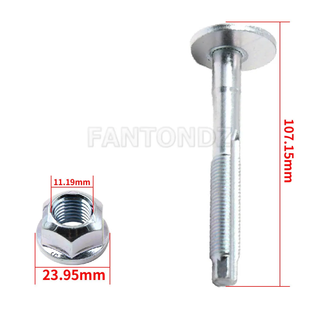 VHEUHZ 2 Alignement Du Pincement De La Suspension Arrière Inférieure M12 Kit D'écrou Pour Boulon Excentrique Compatible Avec VW Ecrou De Blocage