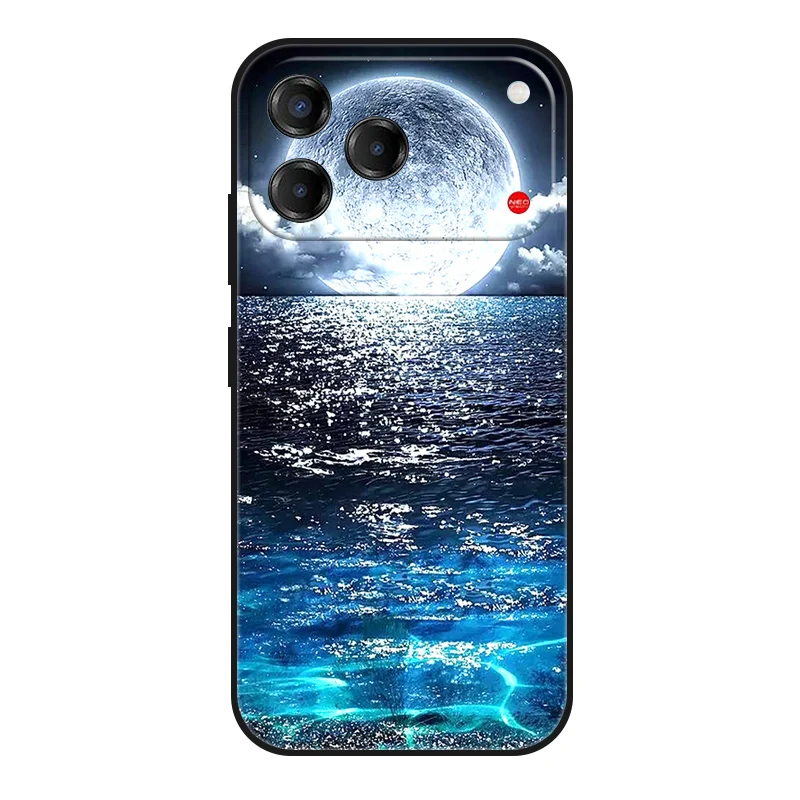 Sleek Black Matte Fashion Phone Case - Slim Soft TPU