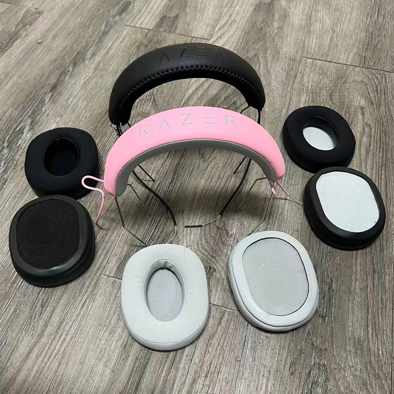 Original Spare Parts For Razer Blackshark V2 X / V2 PRO headphones replacement V2X headband ear covers earmuffs
