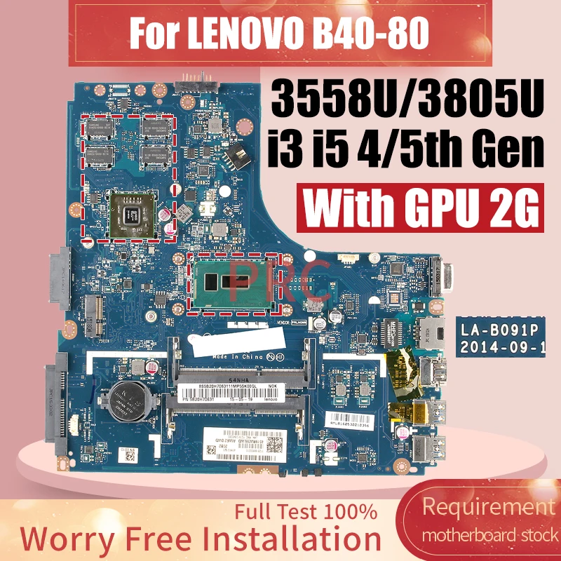 Детская материнская плата для ноутбука LENOVO 5B20G46304 5B20H70757 3558U 3805U