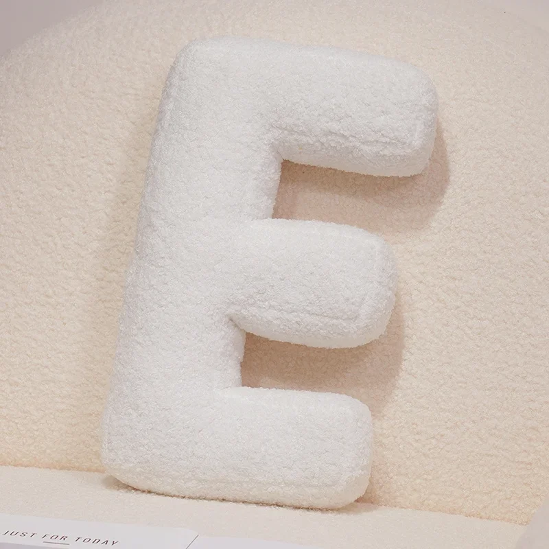 Handcrafted 26-Letter Throw Pillow - Decorative Party Gift for Bedroom and Baby Showers