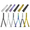 Portable Butterfly Training Knife Foldable Trainer Pocket Flail Knife Uncut Blade Butterfly Comb for Training Tool 2