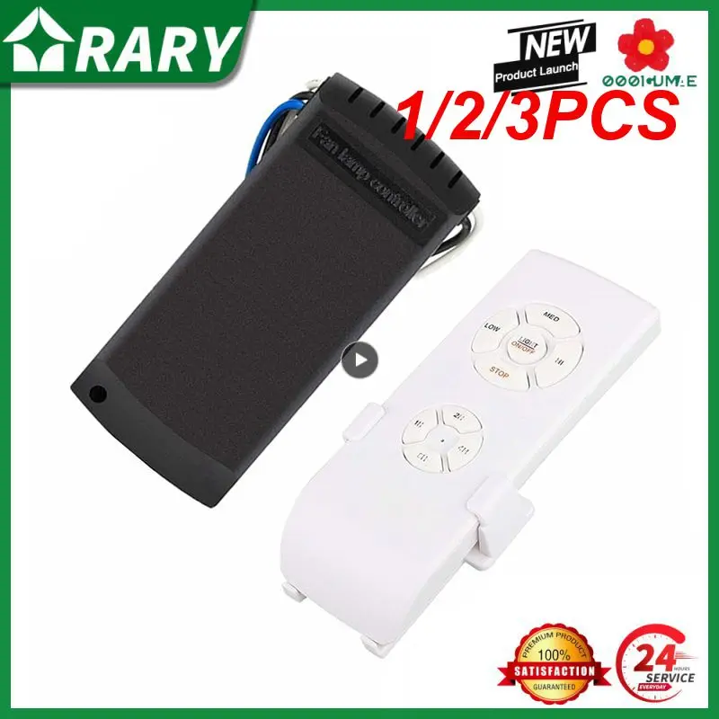 

1/2/3PCS Tuya Wifi Smart Ceiling Fan Lamp Timing Ceiling Fan Light Remote Control Switch Adjust Speed