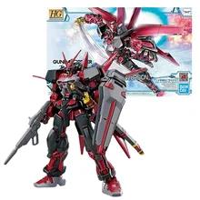 

Bandai Genuine Gundam Model Kit Anime Figure HG 1/144 Astray Red Frame Inversion Gunpla Anime Action Figure Toys for Children