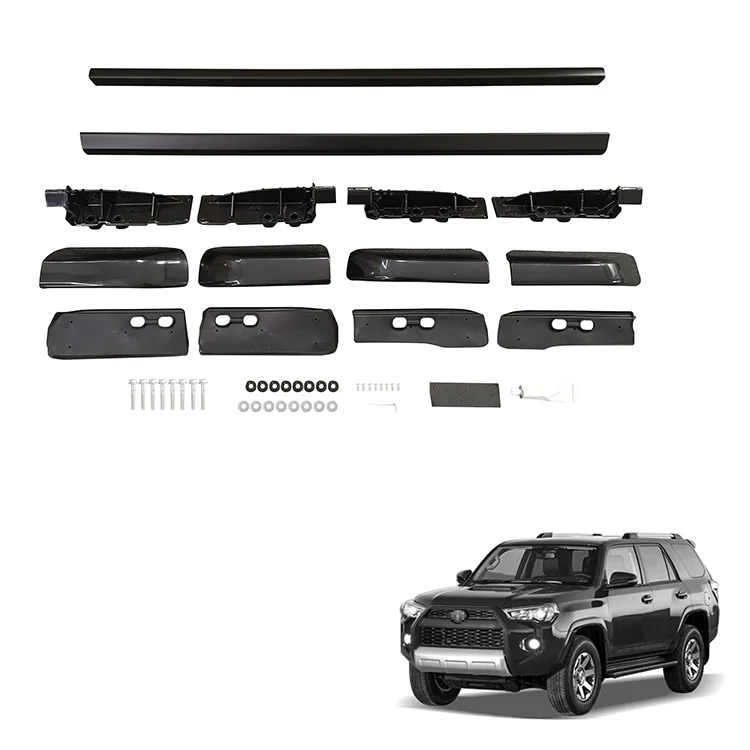 

2010-2023 4Runner Accessories Rooftop Luggage Cargo Carrier Side Rail Roof Rack Basket Fit for