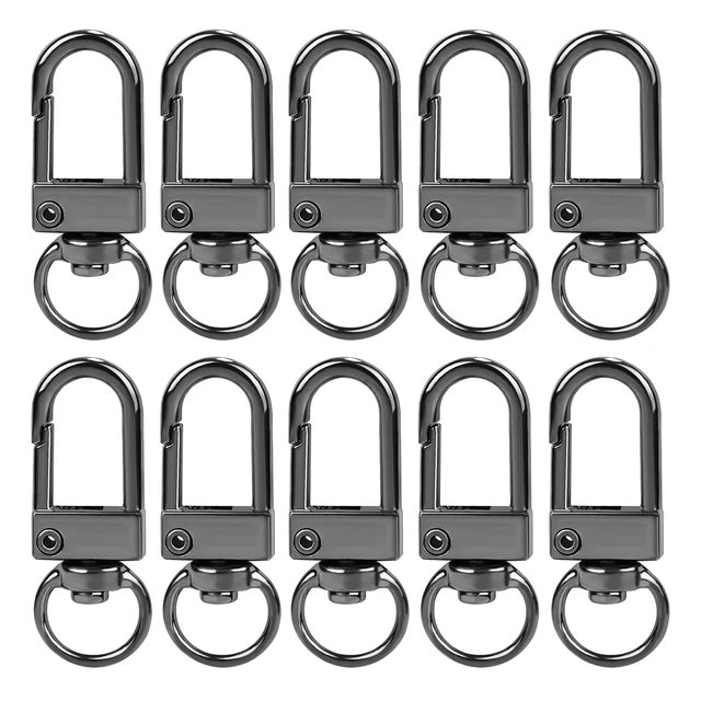 10pcs Swivel Clasps Lanyard Snap Hooks Multicolor Key Chain Clip Hooks Lobster  Claw Clasps for Keychains Jewelry DIY Crafts - AliExpress