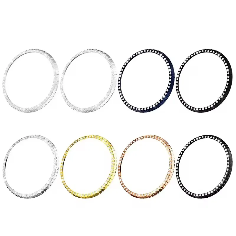 Premium Metal Bezel Ring Case for Smartwatch - Classic 46mm Styling Frame Cover Accessories