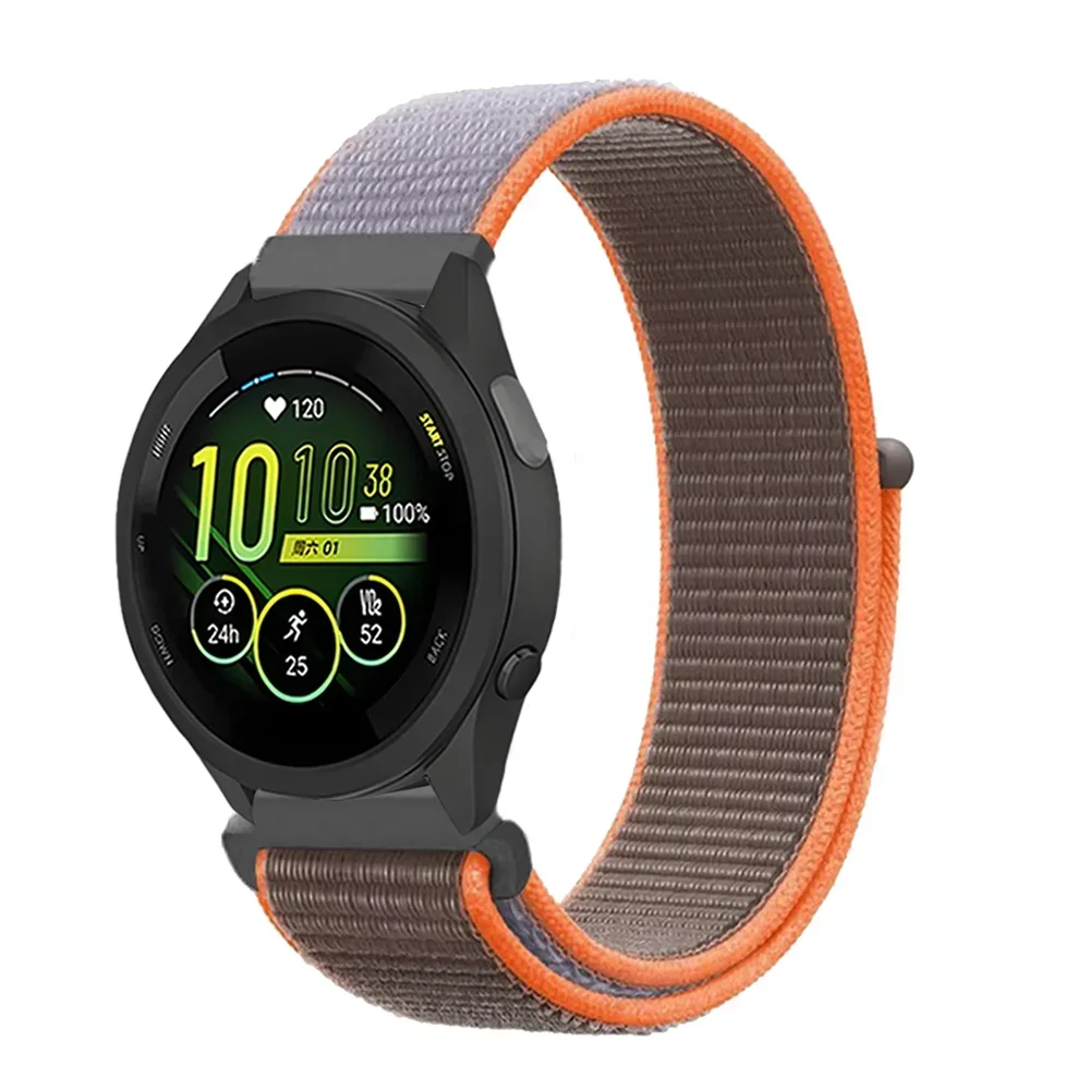 Braided Nylon Wristband - 20mm & 22mm Adjustable Strap in Multiple Colors