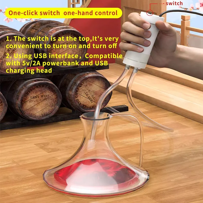Portable Electric Auto-Siphon Self Priming Water Pump Beer Suction Device Beer Transfer Pump & 2M Food Grade Hose & Filter auto siphon kit