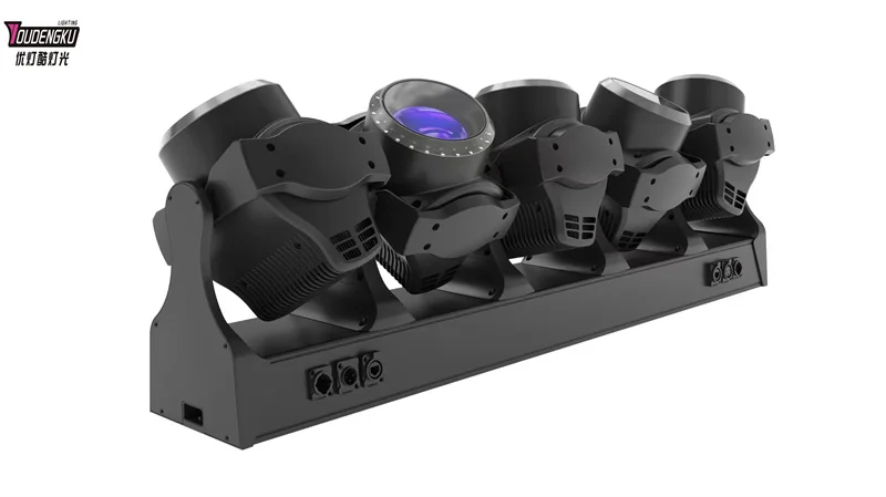 5x120W pro DJ Disco Event Stage Wash Lighting Beam Moving Head RGB LED Lights Ro