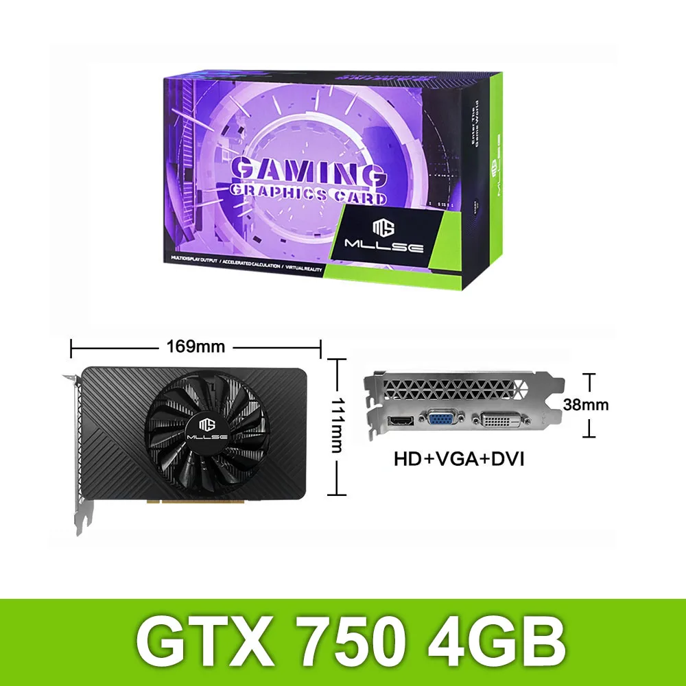 Scheda Video GTX 750 Ti 4GB - Low Profile, HDMI, VGA, DVI, Per PC Office E Gaming Entry Level - Foto 8
