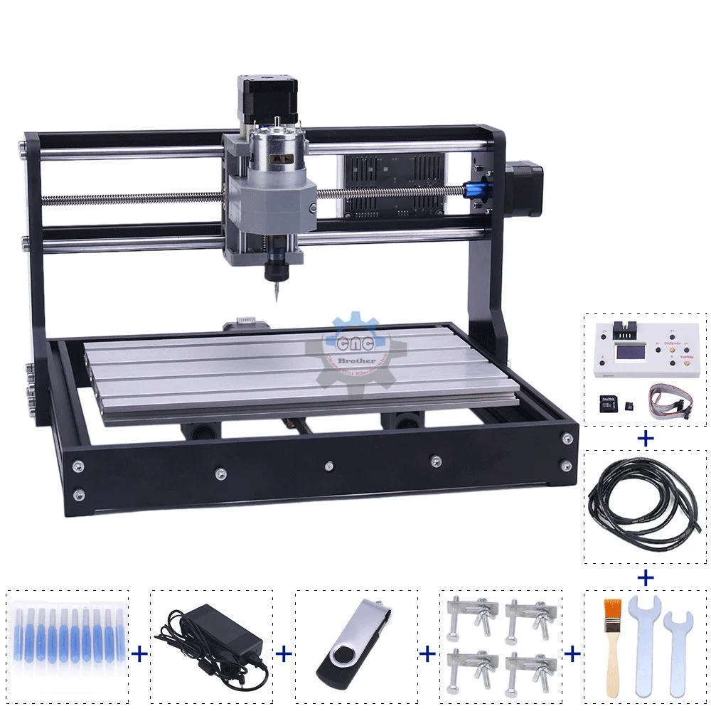 

Upgrade CNC 3018Pro Mini Laser Engraving Machine 3 Axis w/ Offline Controller GRBL Control DIY Wood PCB Milling Cutting Engraver