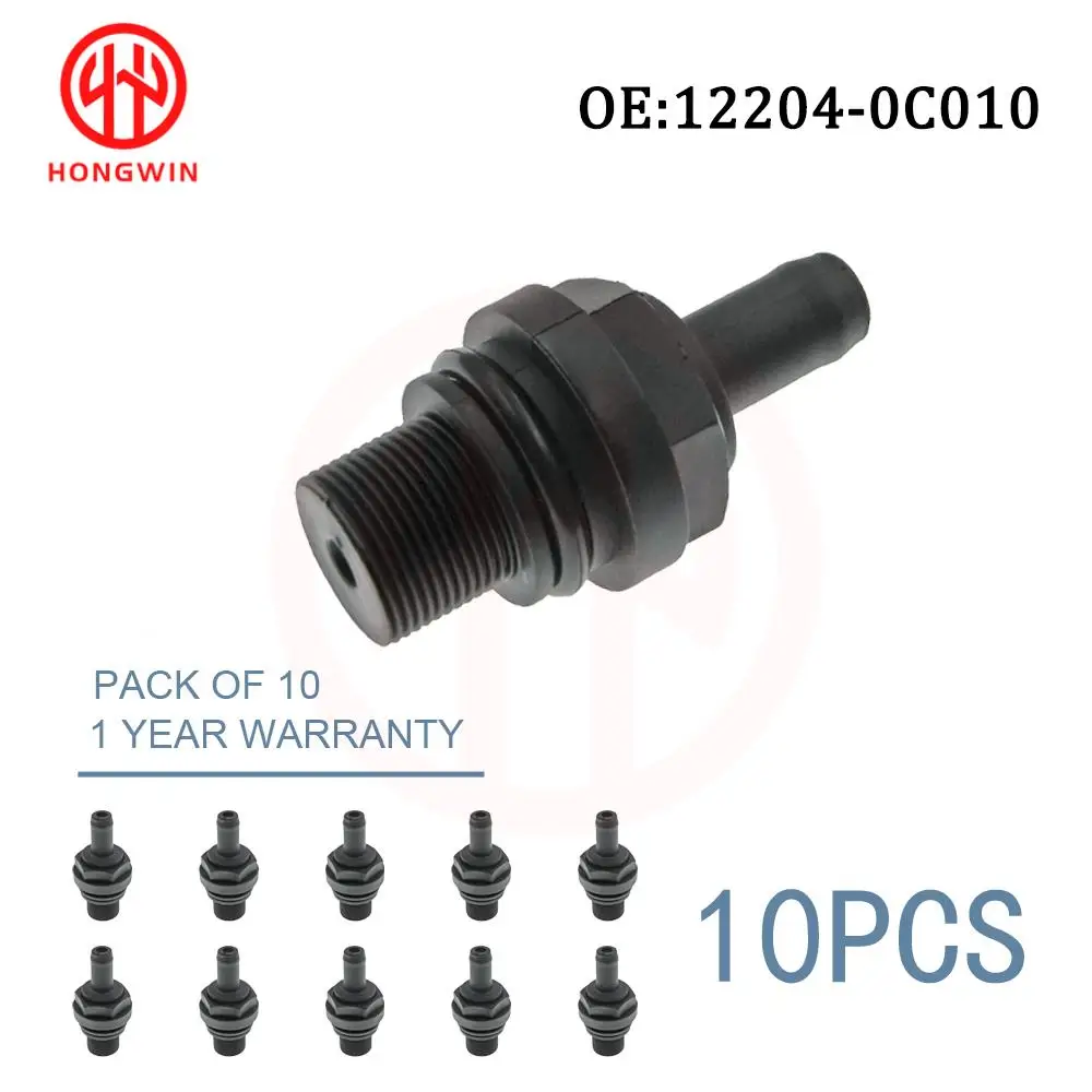 HONGWIN PCV Positive Crankcase Ventilation Cylinder Valve 12204-0C010 For Toyota Tacoma / 4Runner 2.7L 2TR-FE Engine 122040C010