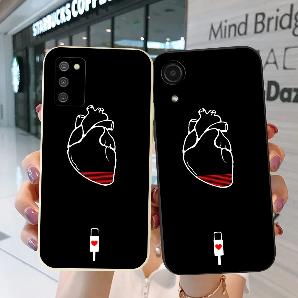 Custodia Per Samsung Galaxy J2 Core J2 J4 J6 J8 2018 Plus + Cover Per Telefono Soft Silicon Heart