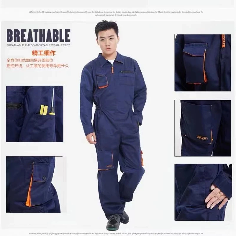 Work Overall Uniform Men Women Working Coveralls Welding Suit Car Repair Workshop Mechanic Plus Size clothes work coverall suit,welding protective gear