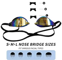 ARENA Professional UV Protection Goggles Adults Racing Goggles Anti-fog Glasses Waterproof HD Swimming Eyewear Adjustable 4