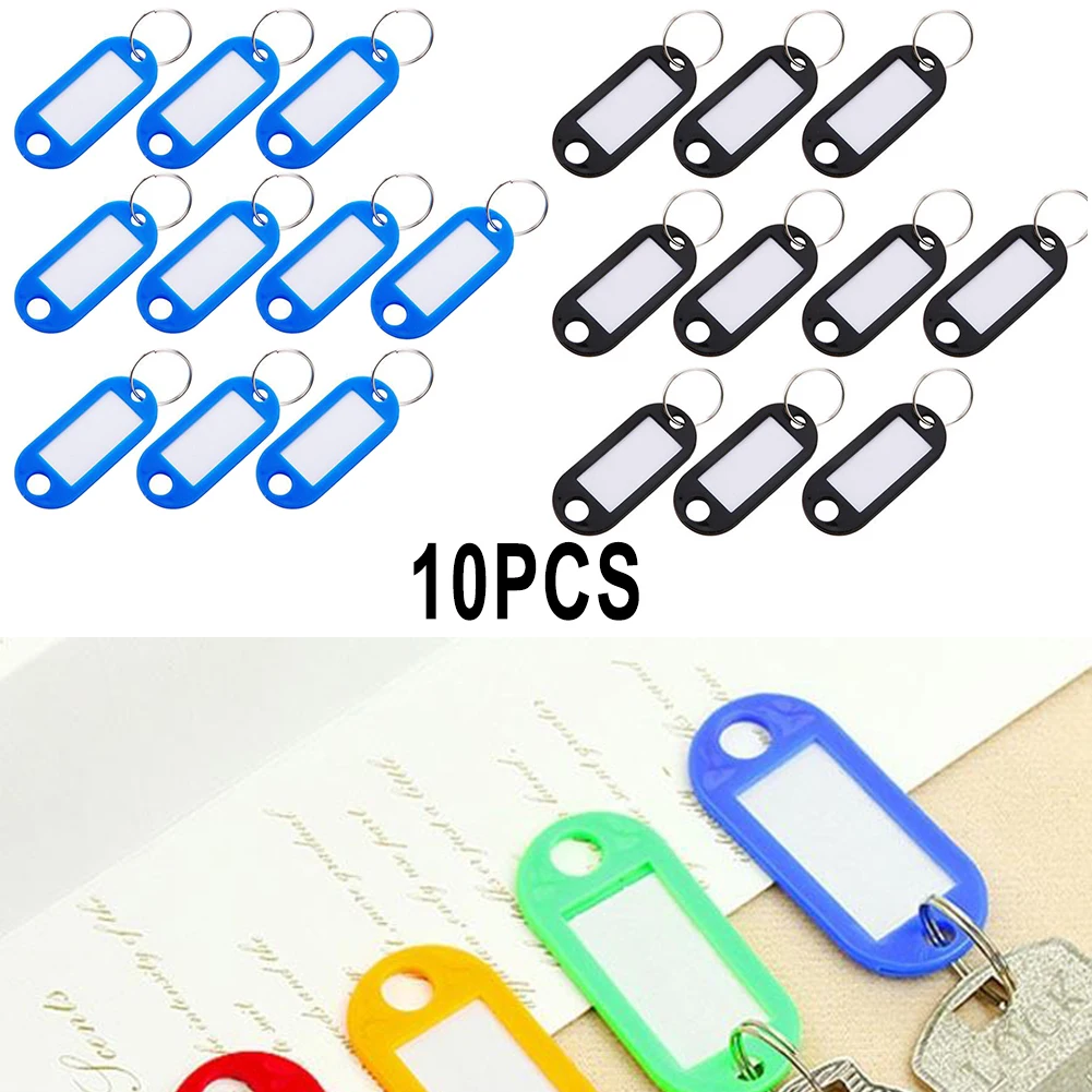Key Plates Can Be Written On Key Fob Ring For Writing On Label Keychain Baggage Tag ID Label Name Tags With Split Ring key fob ring label
