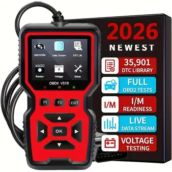 Strumento diagnostico scanner OBD2 per auto V519 Tester di tensione per auto OBDII multilingue Lettore di codici per auto scanner di codici di guasto del motore
