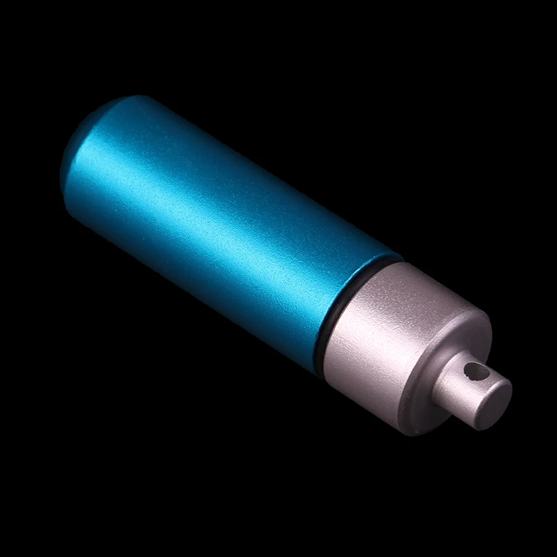 1Pc Portable Waterproof Aluminum Pill Box Medicine Case container Bottle Holder Keychain Carabiner Outdoor pill case pillbox