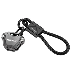 Premium Key Ring Shell Cover for Kawasaki Motorcycle - Key Case Chain Accessory (1 set - Grey)