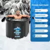 Cold Plunge Tub Size 126 Gallons Ice Bath Tub, Multiple Layered Portable Ice Bath, Cold Water Therapy Training Athletes Recovery 5