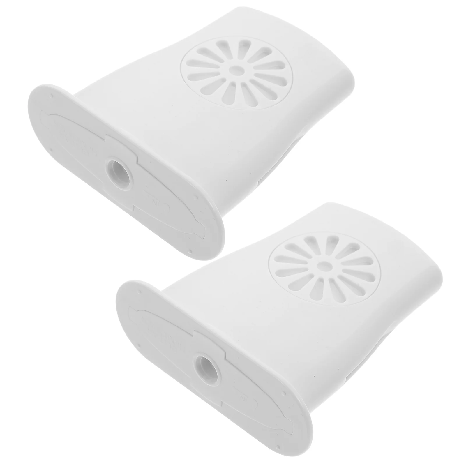 

2 Pcs Bass Guitar Humidifier Sound Hole Plastic Universal Wooden Acoustic Moisturizer White