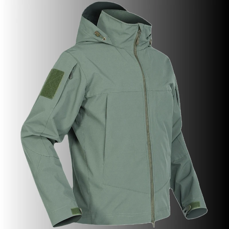 

Outdoor Soft Shell Military Tactical Jacket Men Windproof Waterproof Lightweight Coats Male Breathable Comfortable Hiking Jacket