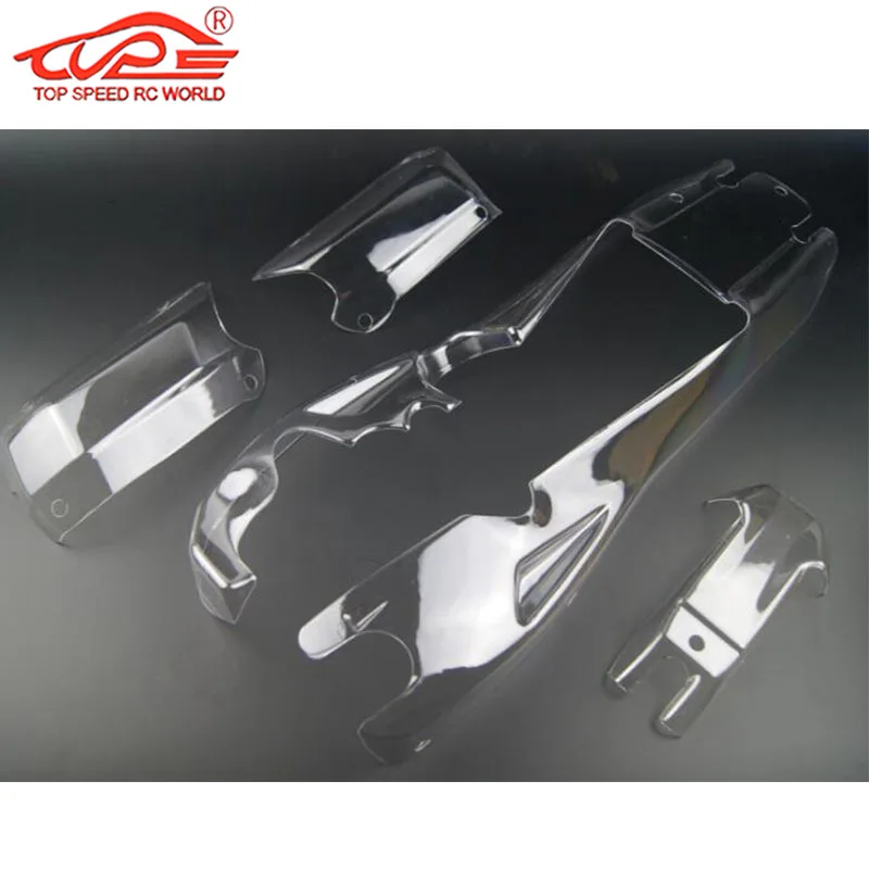 Korica za karoseriju RC 1/5 HPI Rovan BAJA 5B SS - Crna, crvena, prozirna