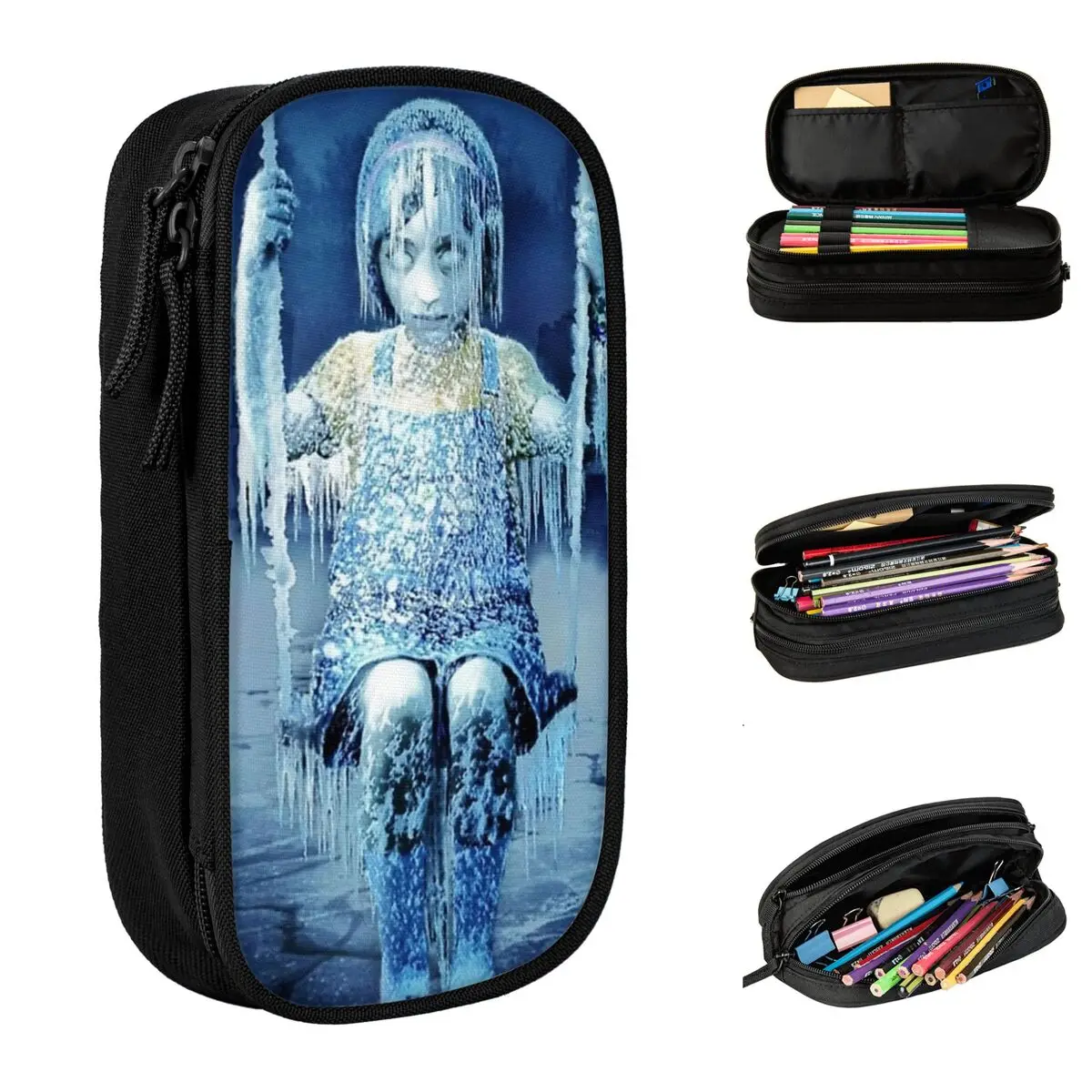

Silent Hill Shattered Memories Pencil Case Classic Horror Game Pen Bag Kids Large Storage School Supplies Gift Pencilcases