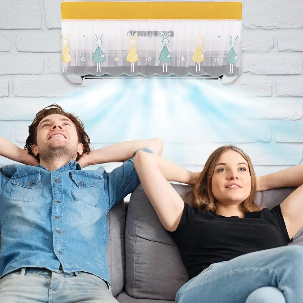 Air Conditioning Dust Cover Split Ac Cover Home Apartment Protective Covers